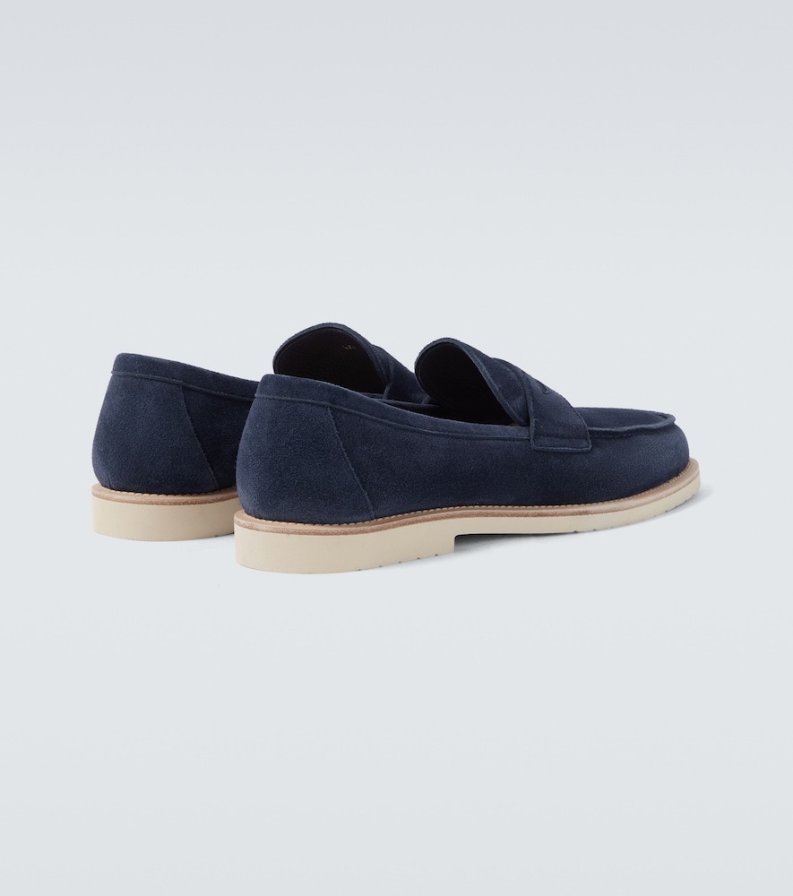  Brunello Cucinelli Brunello Cucinelli Loafers Aus Veloursleder 