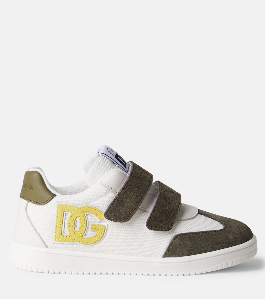  Dolce&gabbana Kids Dolce&gabbana Kids Sneakers Dg Mit Leder 