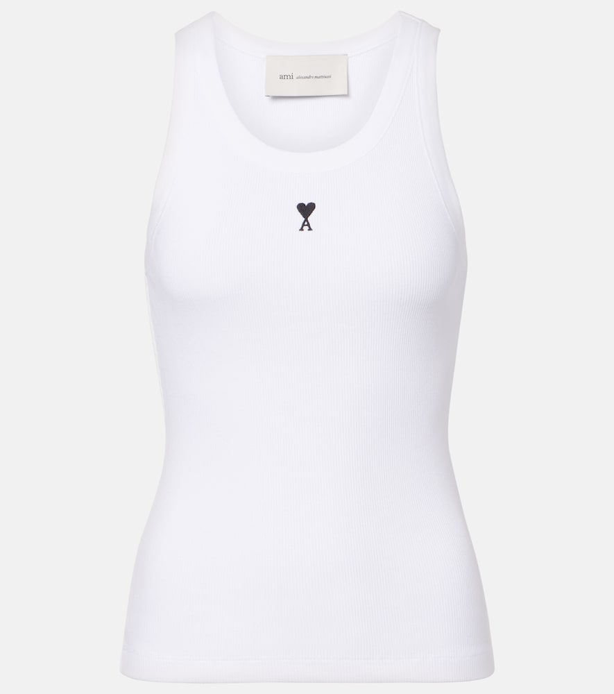 AMI Paris Ami Paris Ami De Caur cotton jersey tank top　Ami Paris Ami De Caur コットンジャージー タンクトップ