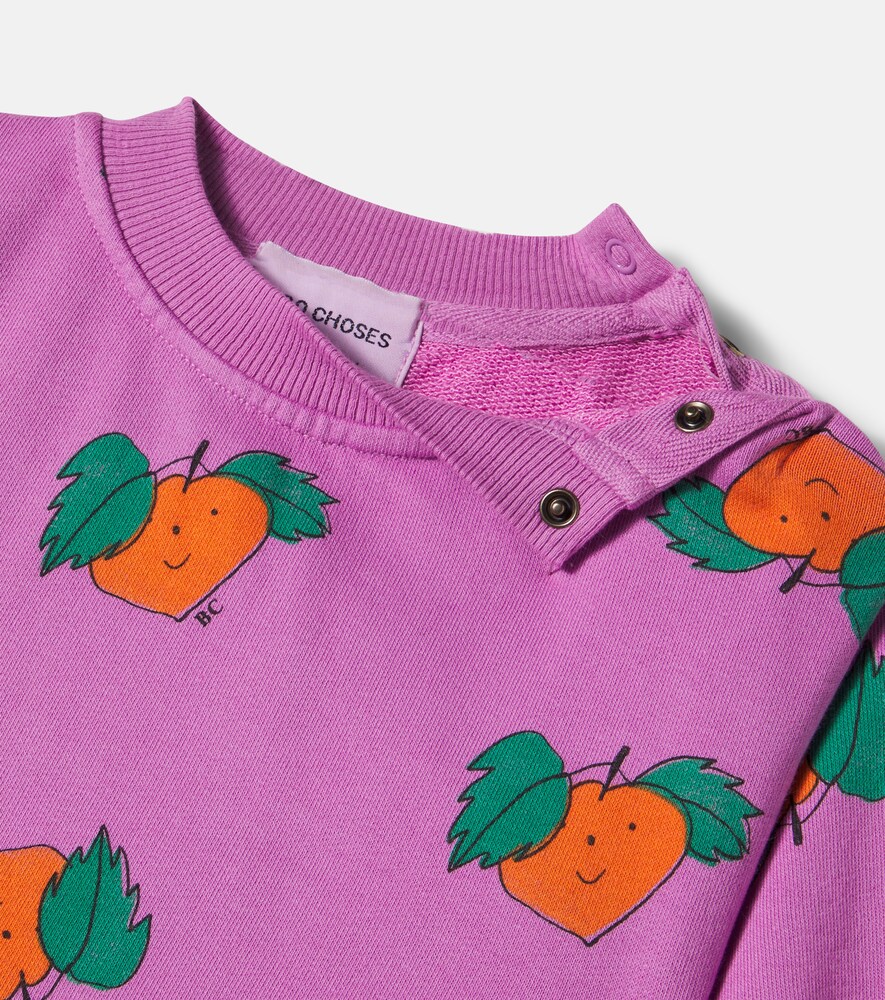  Bobo Choses Bobo Choses Baby Sweatshirt Tangerine Aus Jersey 