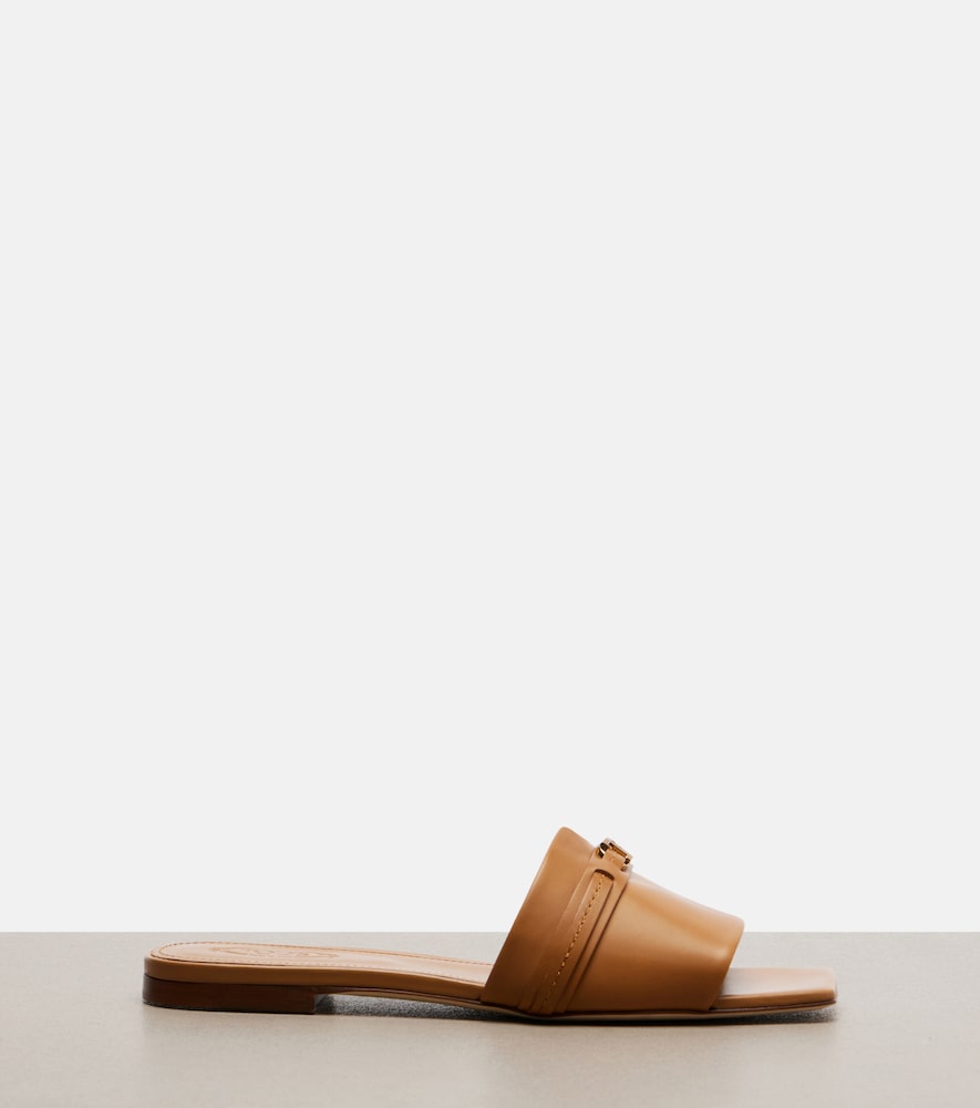 Leather Slides