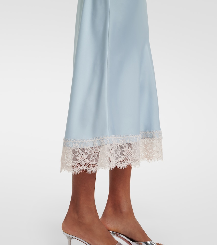 Cydney Lace-Trimmed Midi