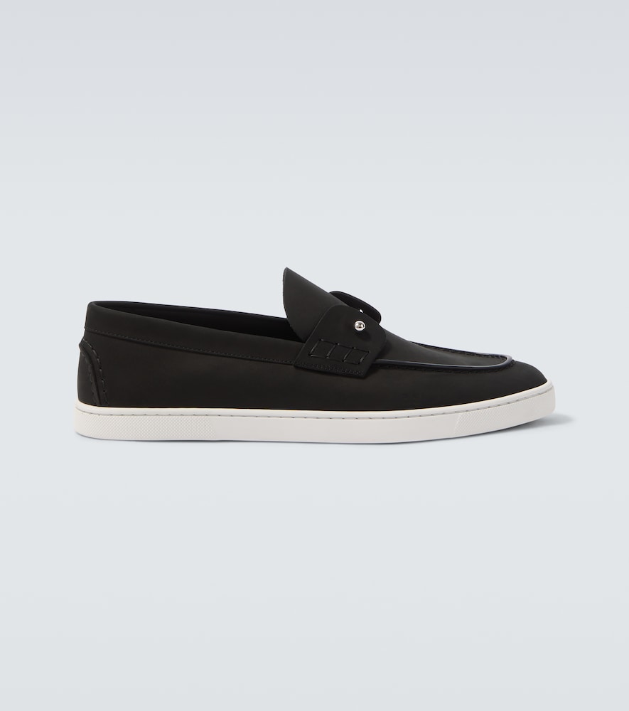 Christian Louboutin Chambeliboat leather slip-on shoes