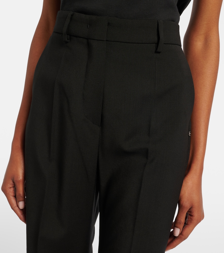 Virgin Wool Flared Pants