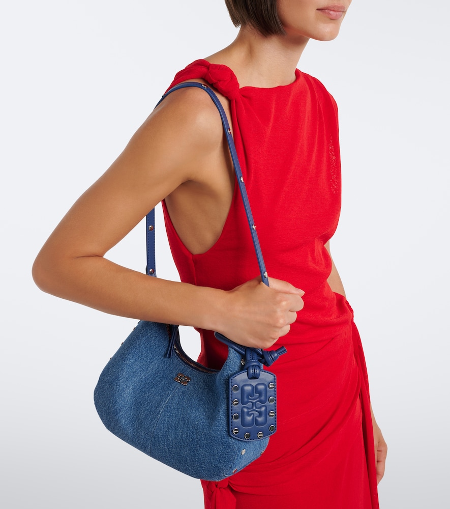 Ganni Mini denim top-handle bag | Thumbnail 4