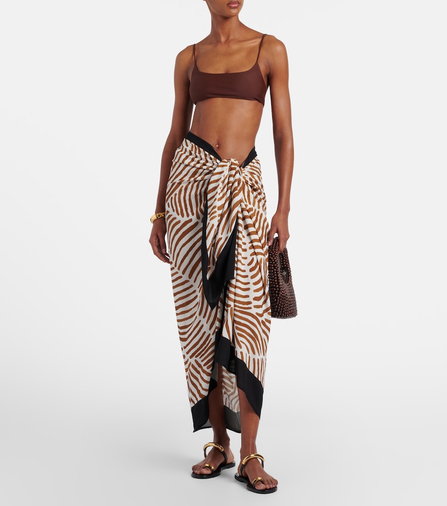 ViX Paula Hermanny Printed beach cover-up