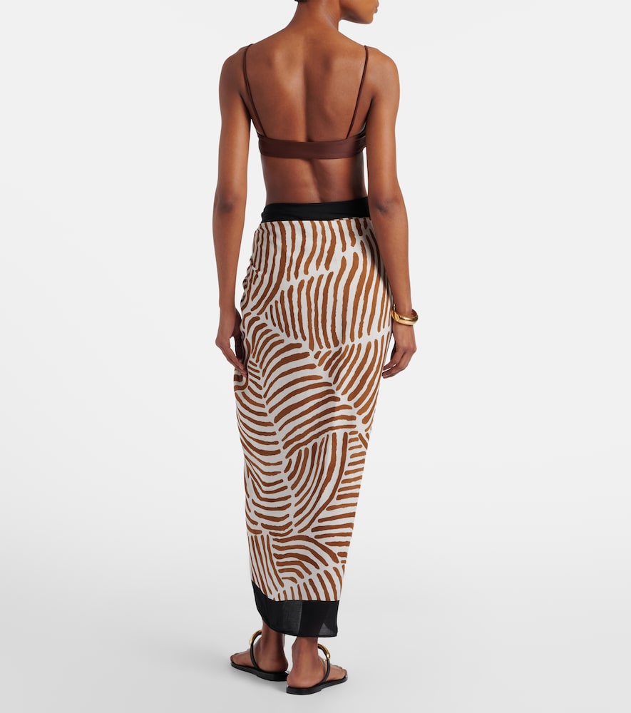  Vix Paula Hermanny Vix Paula Hermanny Printed Beach Cover-up 