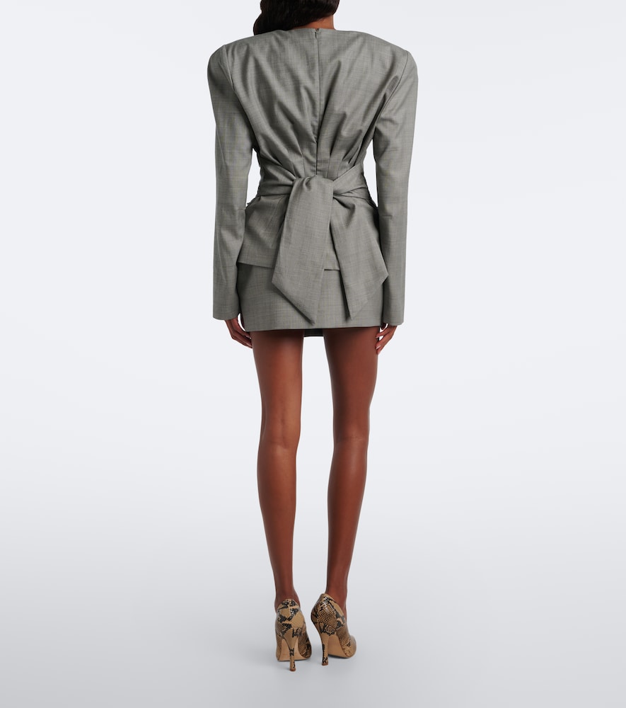 Wool Miniskirt