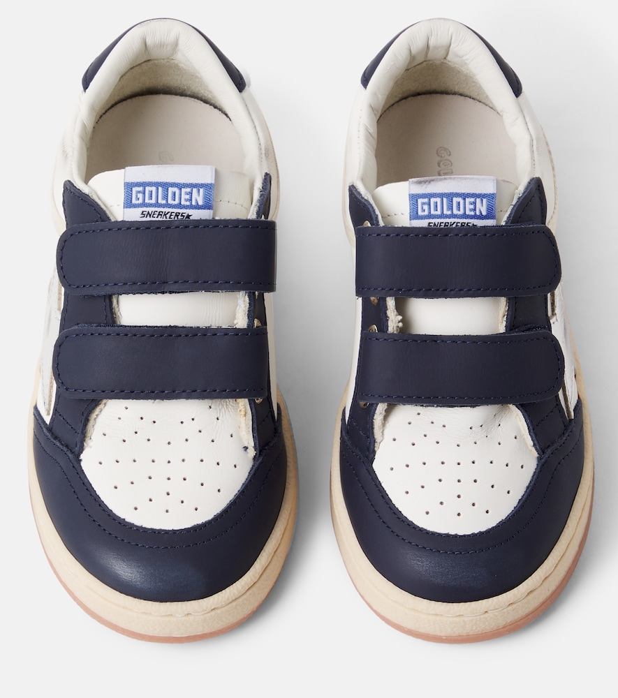  Golden Goose Kids Golden Goose Kids Ball Star Leather Sneakers 