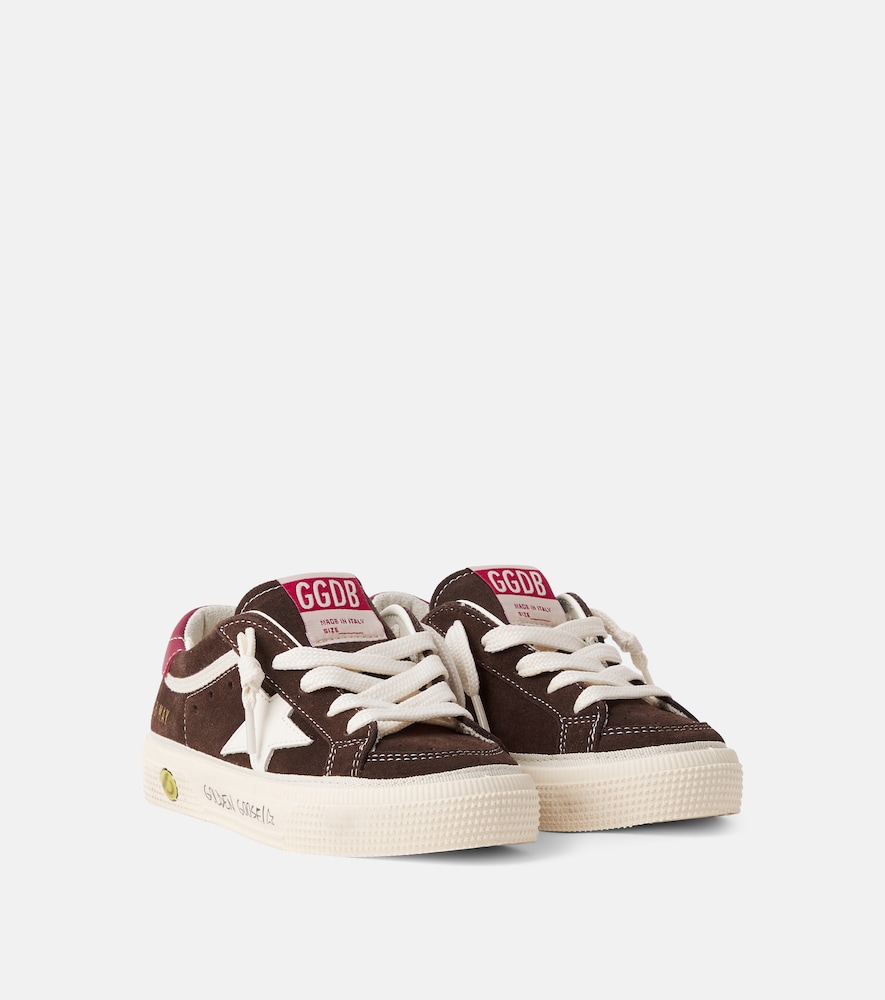 Golden Goose Kids Brown May Suede Sneakers UK Size 1 - Mytheresa - Image 1