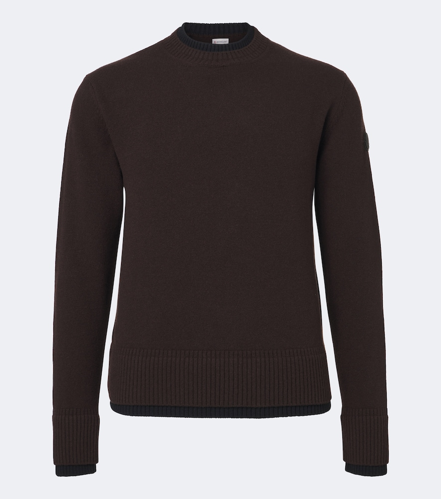 Moncler Men's Brown Wool And Cashmere Sweater UK Size 36 - Mytheresa