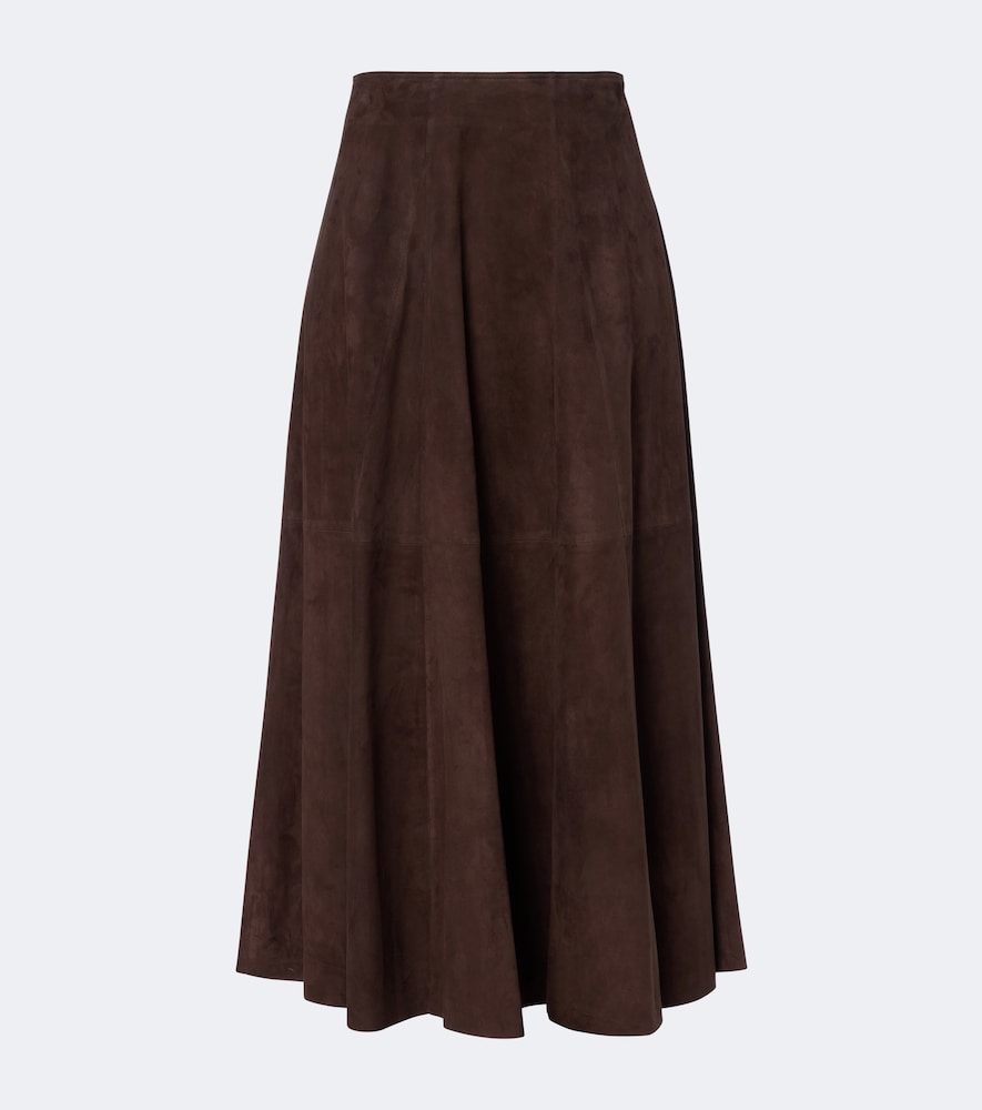 Midirock Eleni aus Veloursleder