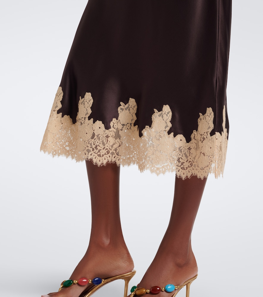 Dôen Elowen Lace-Trimmed Midi