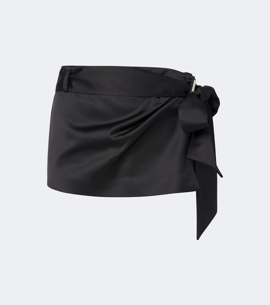 Minirock aus Satin