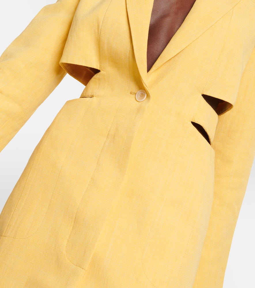 ★JACQUEMUS★ La Robe Bari One Piece Yellow 221DR0161069250 JACQUEMUS La Robe Bari in Yellow | FWRD
