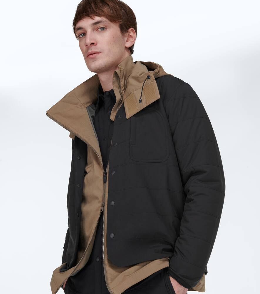 Flexible Insulated Cardigan Black