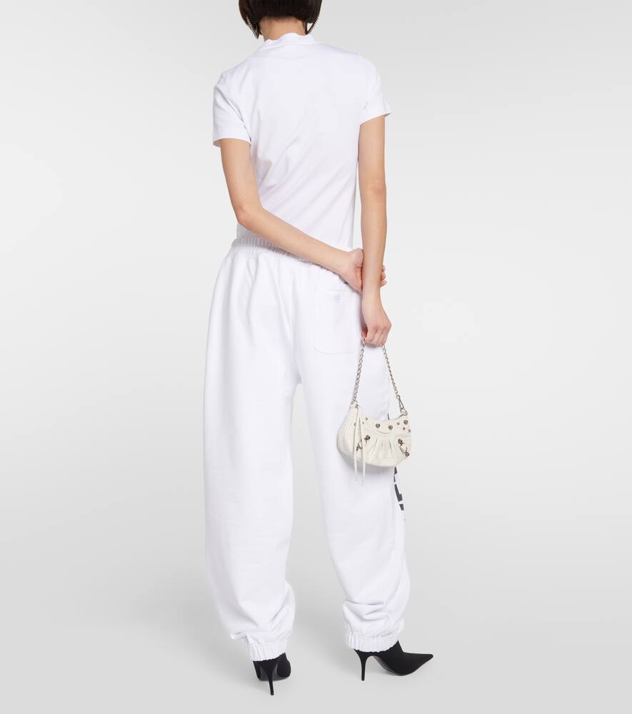 VETEMENTS LOGO COTTON-BLEND SWEATPANTS