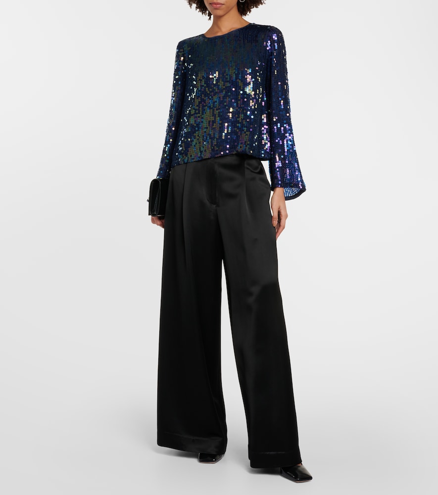  Velvet Velvet Top Evie Mit Pailletten 