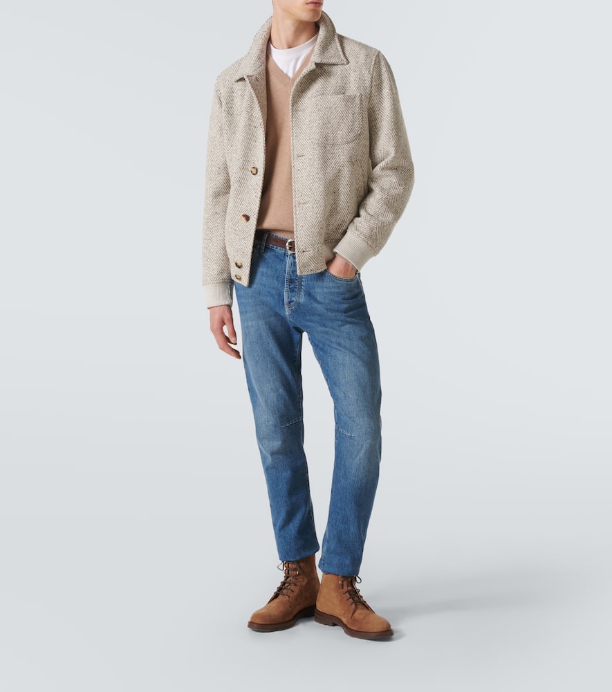 Brunello Cucinelli Cashmere Sweater In Brown