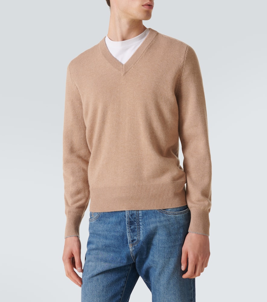 Brunello Cucinelli Cashmere Sweater In Brown