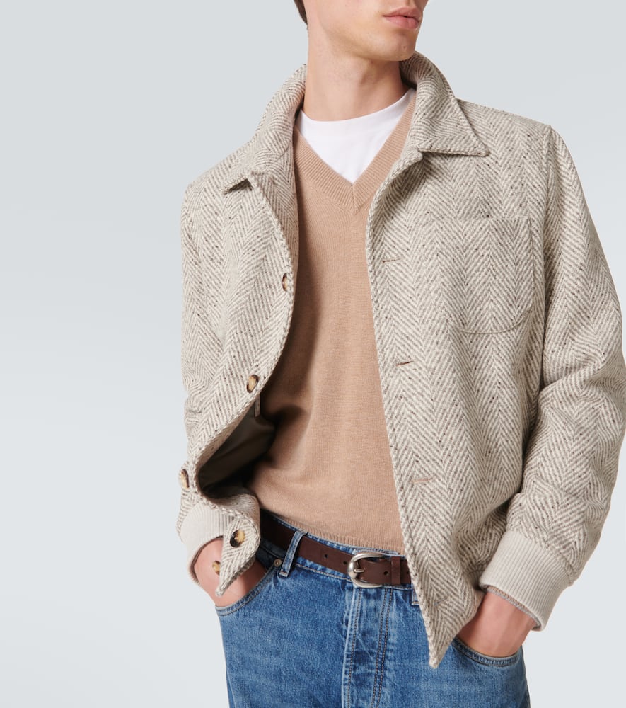 Brunello Cucinelli Cashmere Sweater In Brown