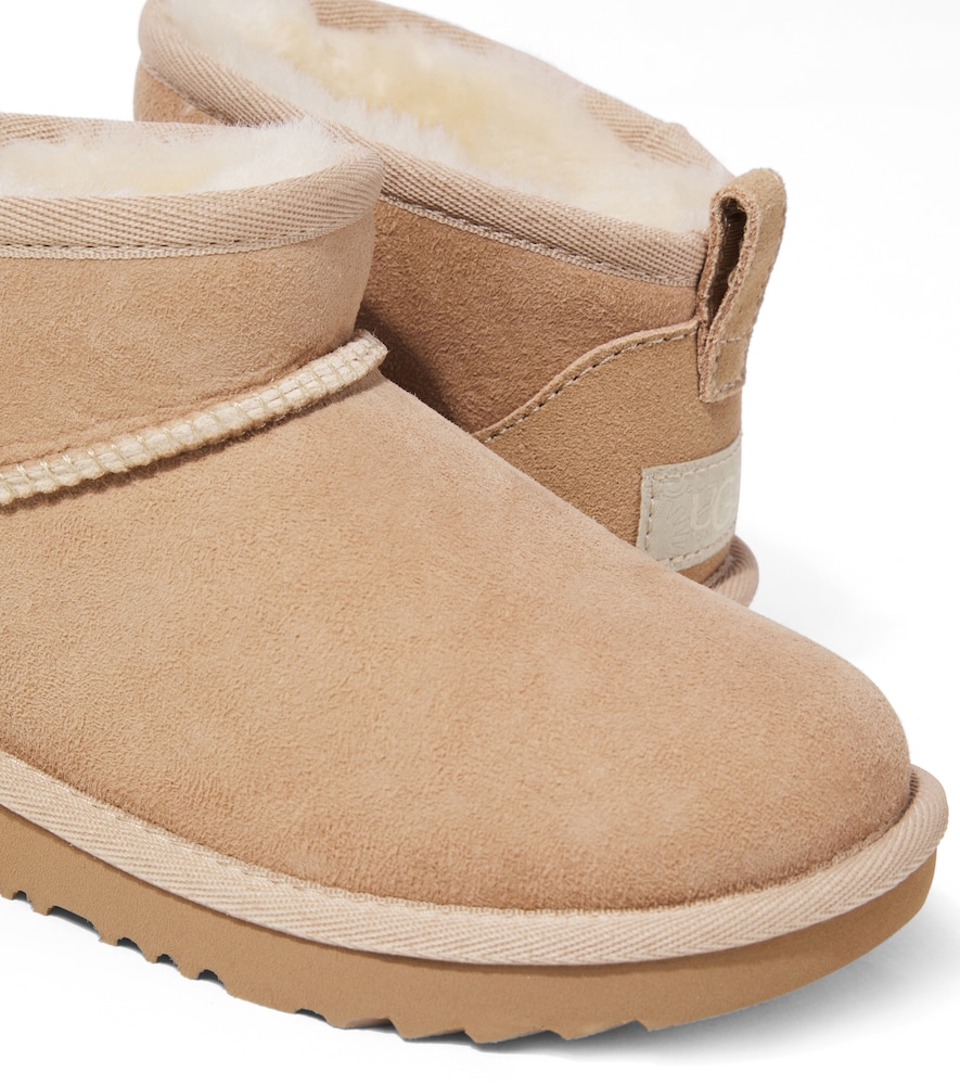  Ugg Kids Ugg Kids Ankle Boots Classic Ultra Mini Aus Veloursleder 