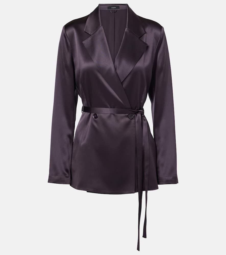 Joubert silk satin jacket