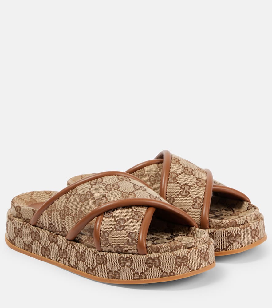 Clarice GG canvas slides