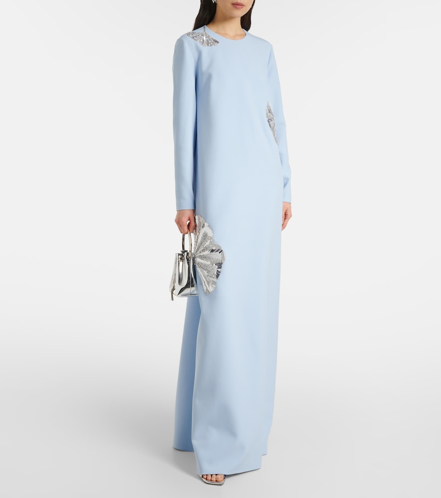  Safiyaa Safiyaa Naima Embellished Crepe Gown 