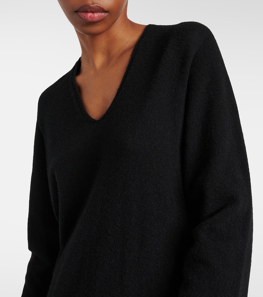 The Row Igam Cashmere Maxi Dress In Black