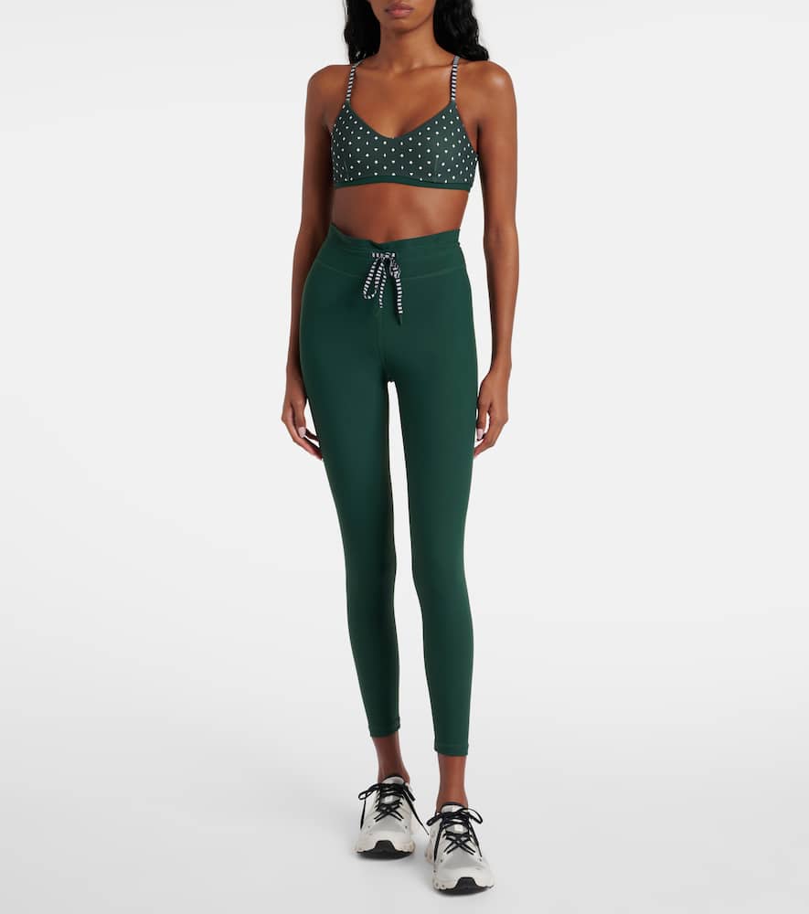 The Upside Ace Of Hearts High-rise Leggings In Green