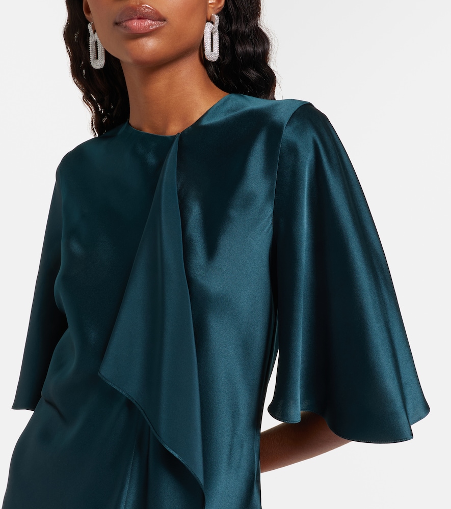  Roksanda Roksanda Naiara Draped Silk Satin Top 
