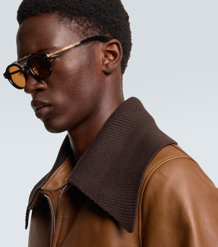  Jacques Marie Mage Jacques Marie Mage Delage Round Sunglasses 