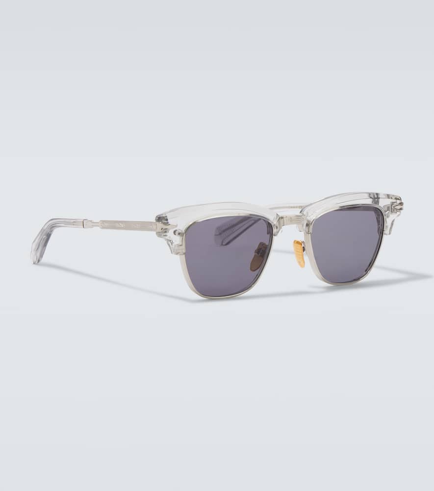 Jacques Marie Mage Sartre Square Sunglasses In Silver