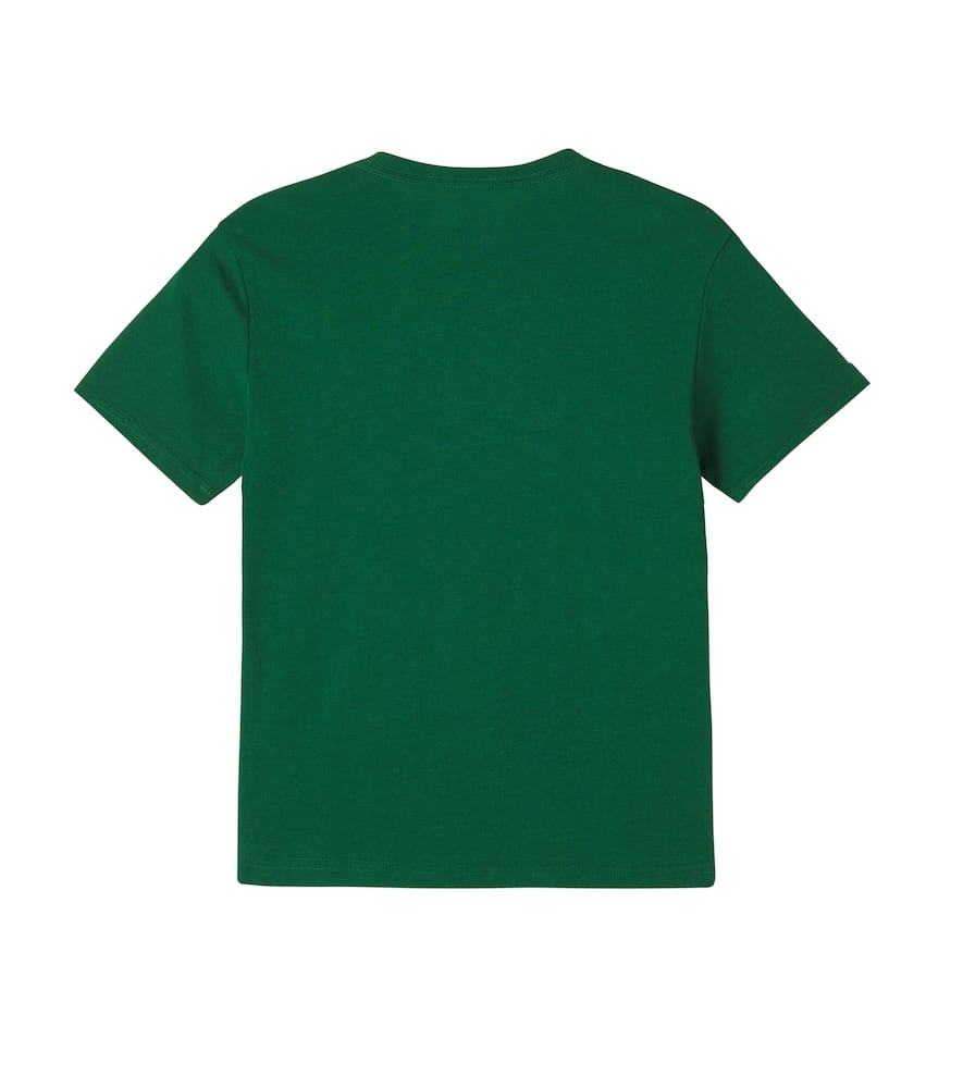 Polo Ralph Lauren Number-embellished Jersey T-shirt In Green