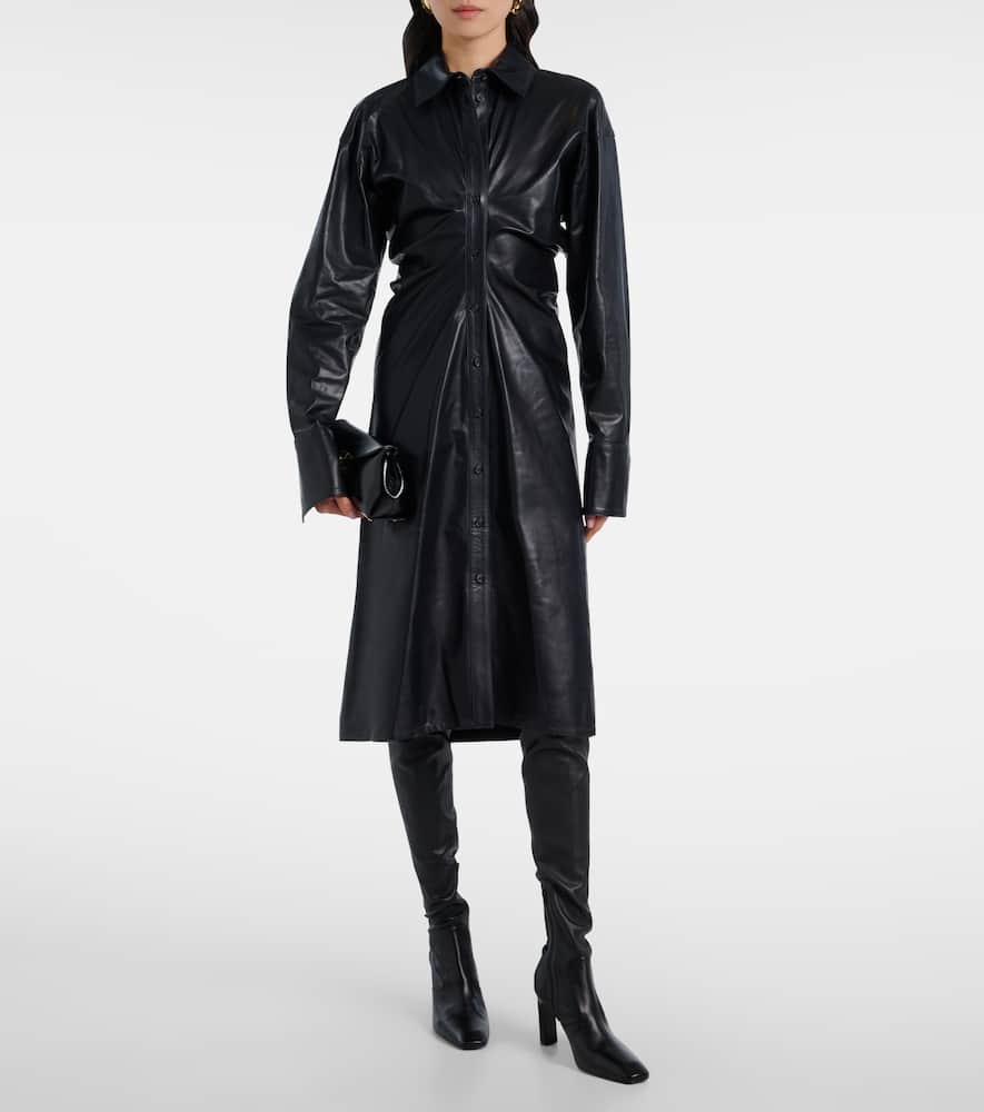 Totême Toteme 80 Stretch-leather Over-the-knee Boots In Multi
