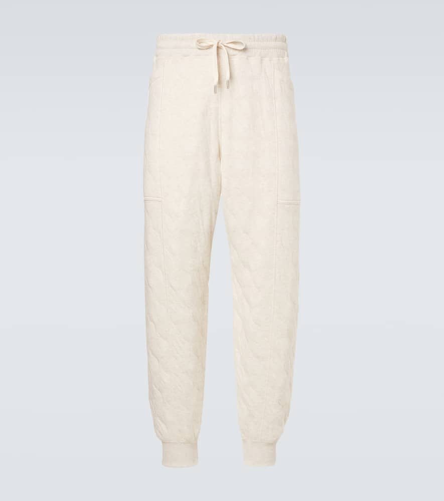 Comme Des Garçons Homme Deux Cotton Jersey Sweatpants In Neutral