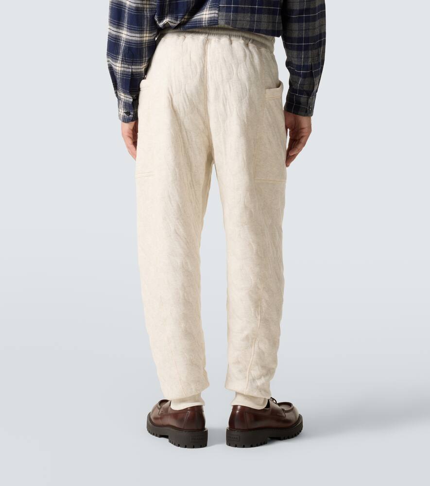 Comme Des Garçons Homme Deux Cotton Jersey Sweatpants In Neutral