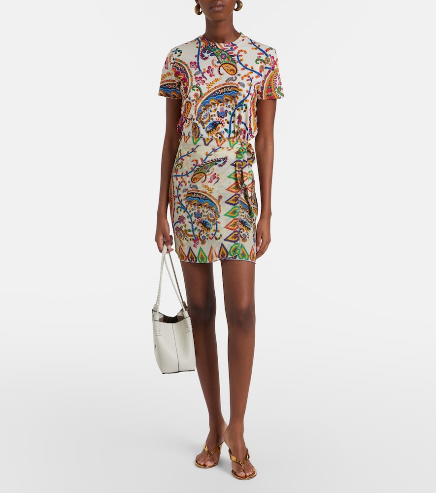 Etro Paisley sheer beach cover-up