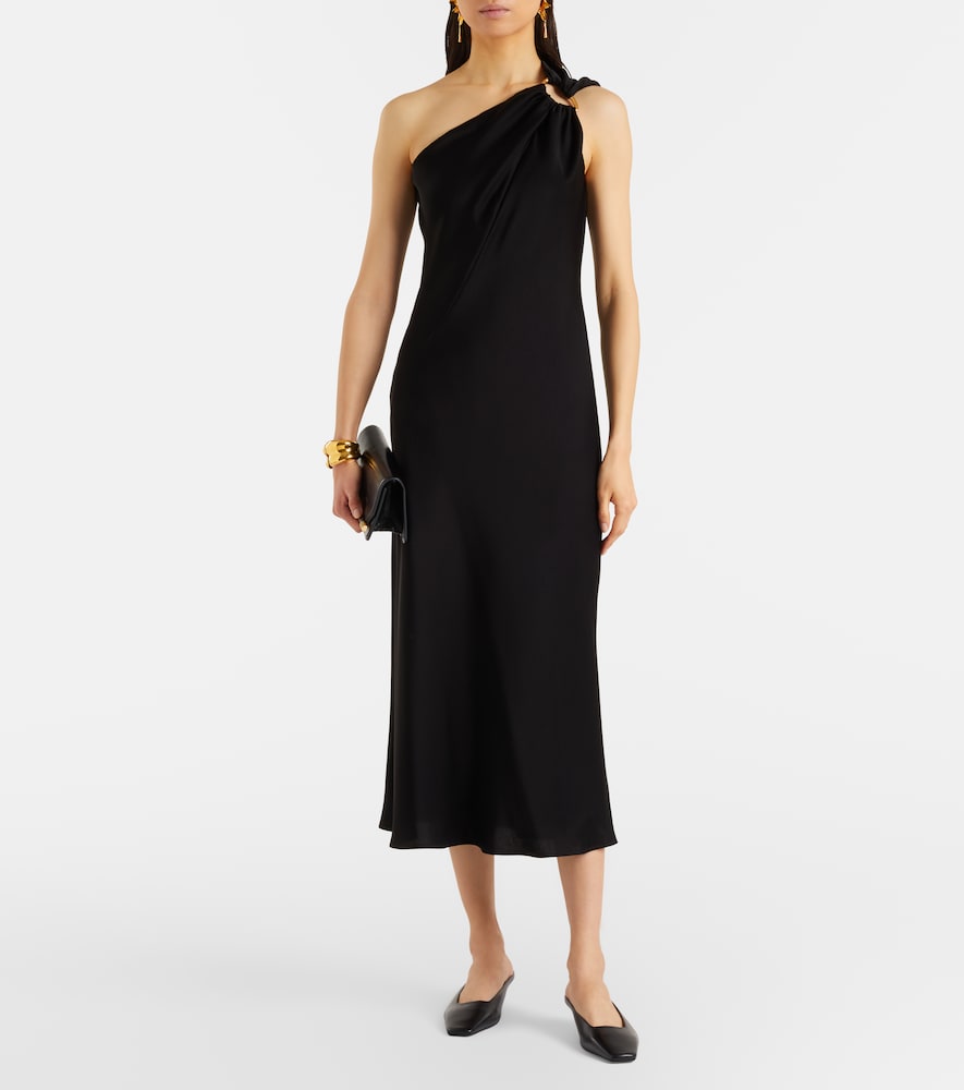  Max Mara Max Mara Entrata Satin Midi Dress 