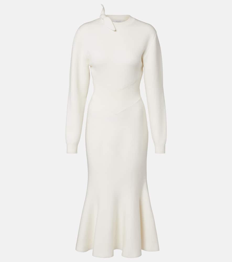 Abito midi con fiocco