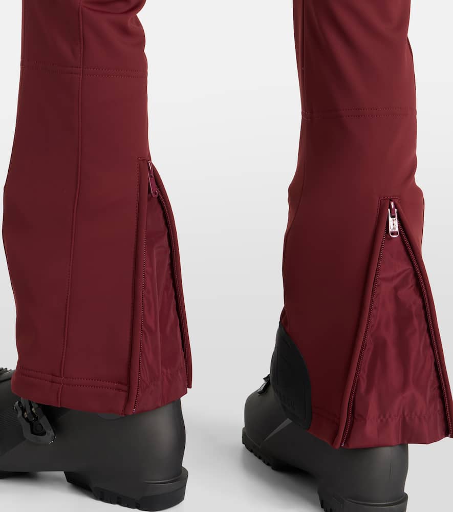 Goldbergh Parry Belted Down Ski Suit In Burgundy