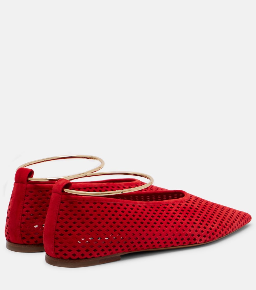  Jil Sander Jil Sander Ballerinas Aus Veloursleder 