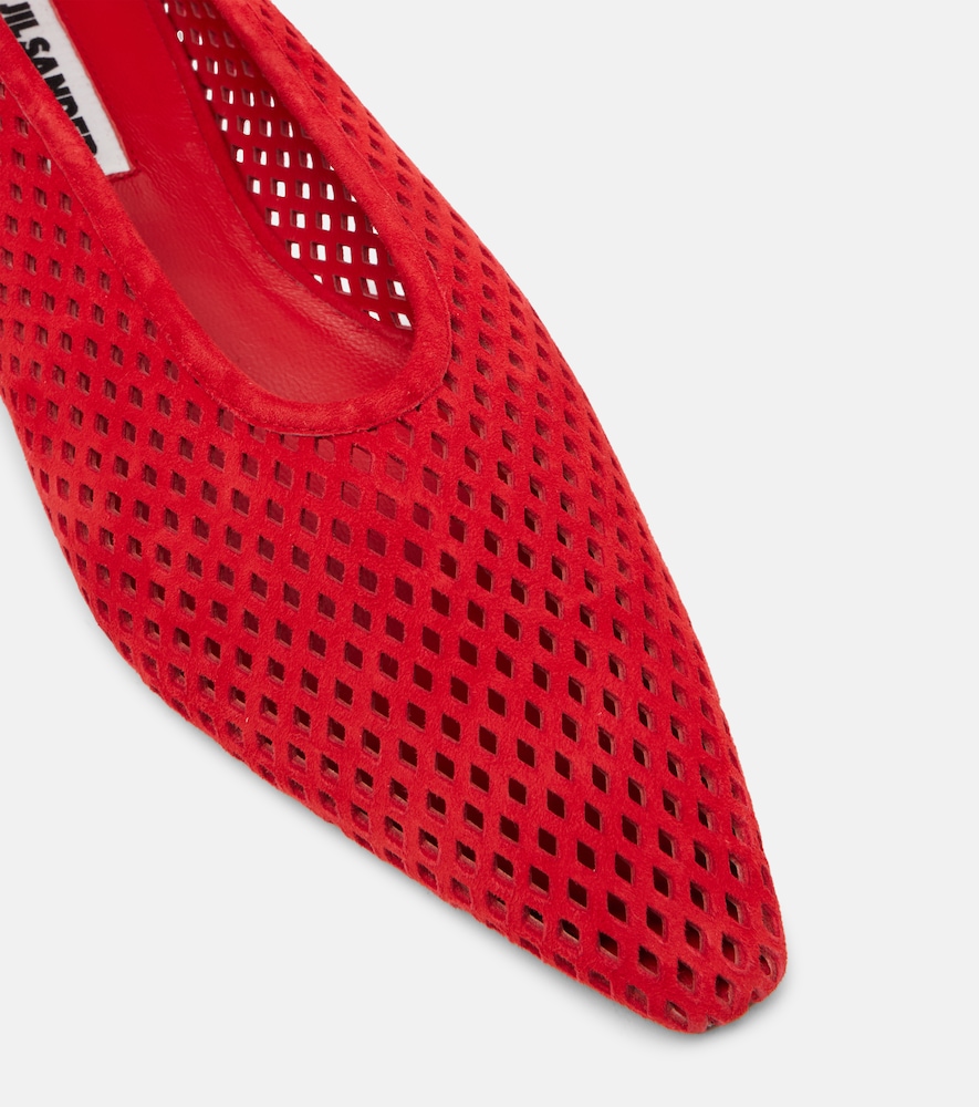  Jil Sander Jil Sander Ballerinas Aus Veloursleder 
