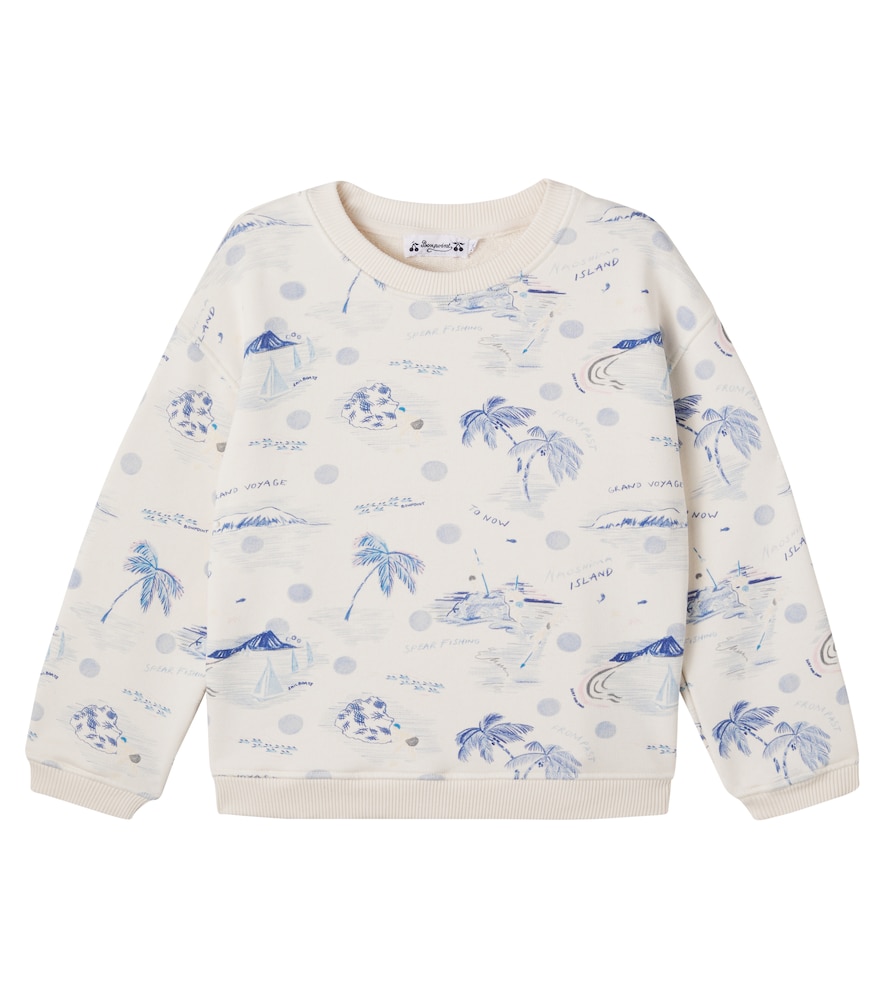 Bonpoint White Tonino Printed Cotton Sweatshirt Y Size 6 - Mytheresa