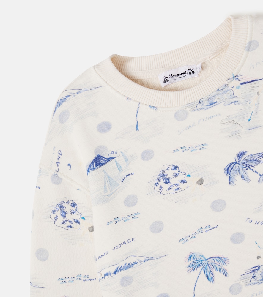  Bonpoint Bonpoint Tonino Printed Cotton Sweatshirt 