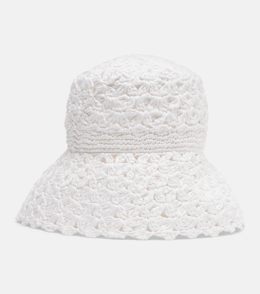  Aquazzura Aquazzura Crochet Bucket Hat 