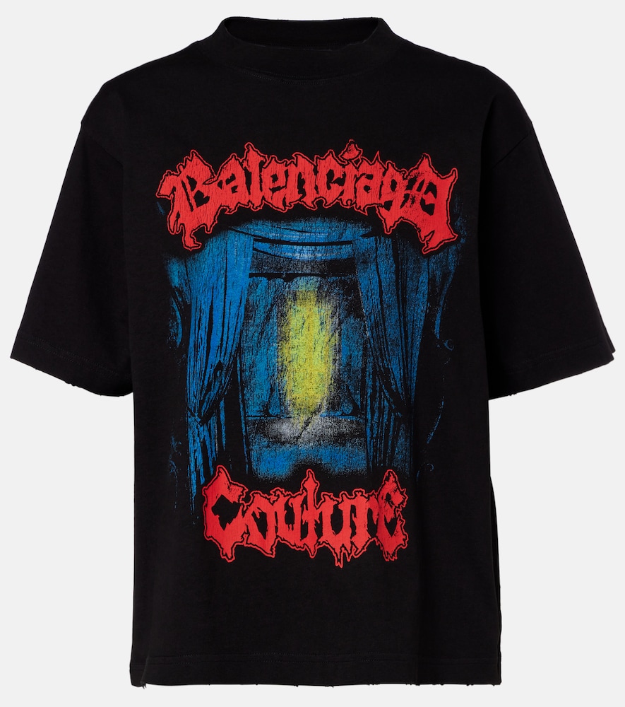 Balenciaga Printed cotton T-shirt