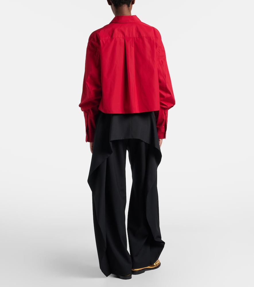  Loewe Loewe Draped Wool Wide-leg Pants 