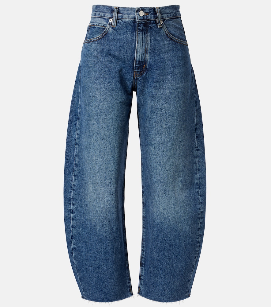 Barrel Jeans Bubble Crop